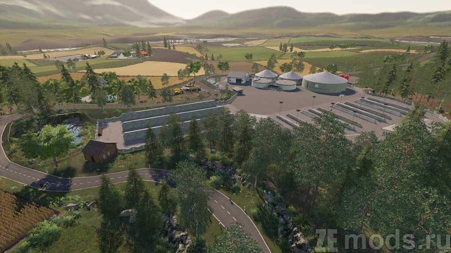 "Farm Hoellthal" map mod for Farming Simulator 2019