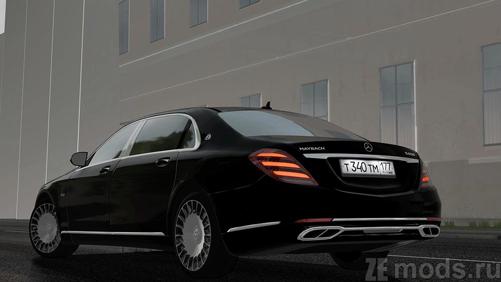 Mercedes-Maybach S650 mod for City Car Driving 1.5.9.2