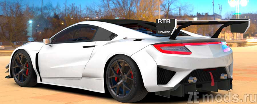 Acura NSX GT3 Street Version mod for Assetto Corsa