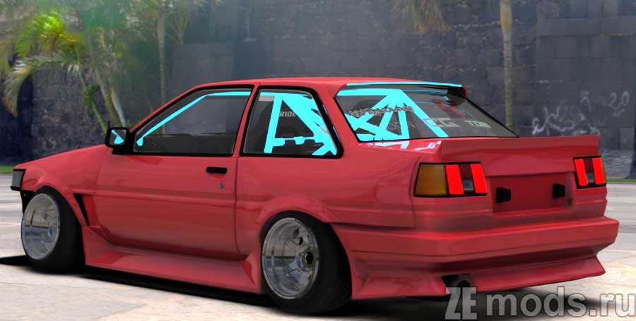 AE86 Coupe CG SimStreetz mod for Assetto Corsa