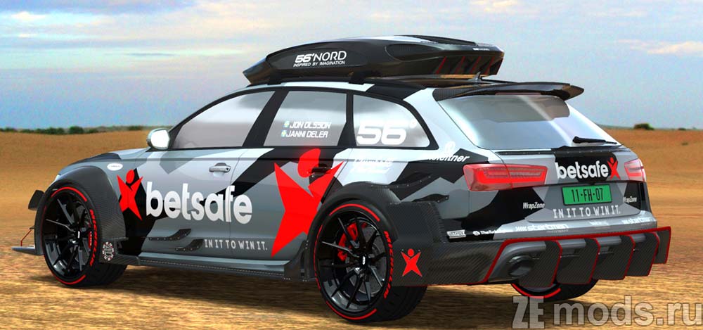 Audi RS6 DTM Roofbox mod for Assetto Corsa
