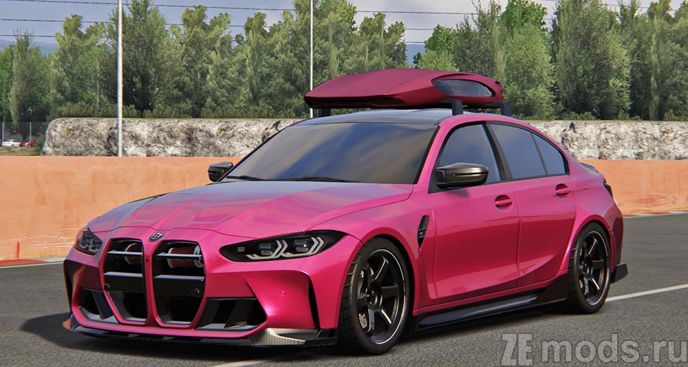BMW M3 Competition G80 Roofbox for Assetto Corsa