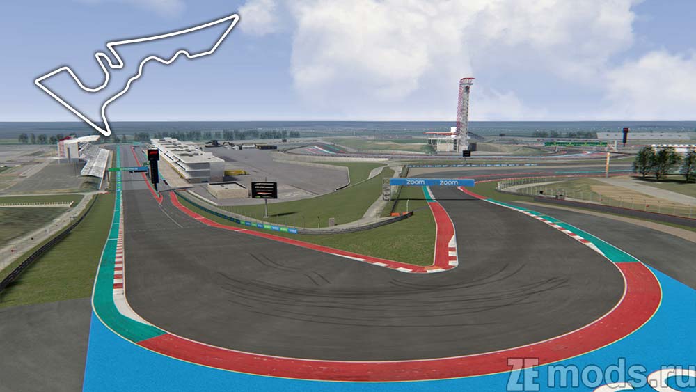 "Circuit of The Americas" map for Assetto Corsa