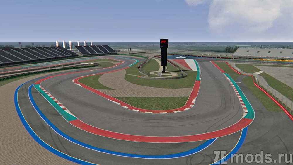"Circuit of The Americas" map mod for Assetto Corsa