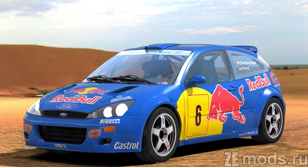 Ford Focus RS 2001 WRC for Assetto Corsa