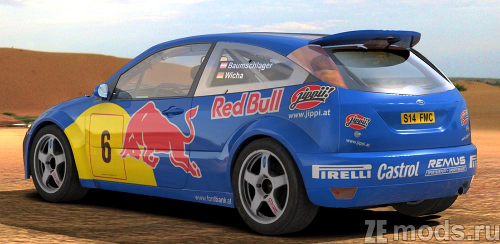 Ford Focus RS 2001 WRC mod for Assetto Corsa