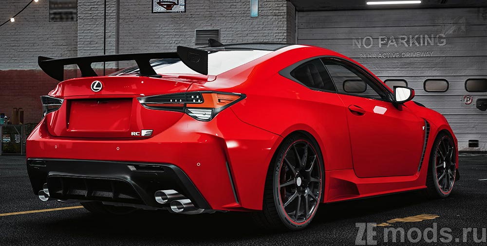 Lexus RC F Track Edition mod for Assetto Corsa