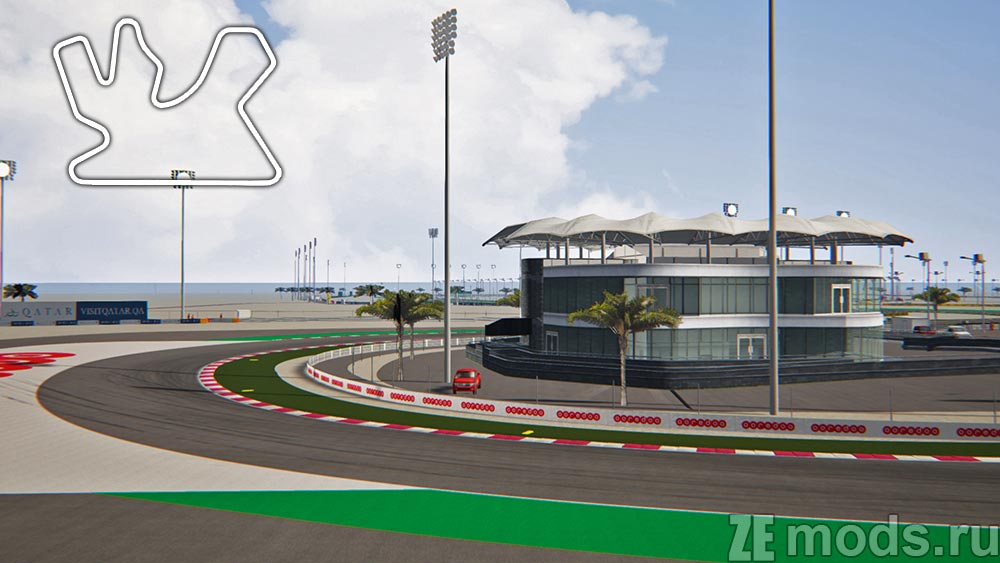 "Losail 2021" map for Assetto Corsa