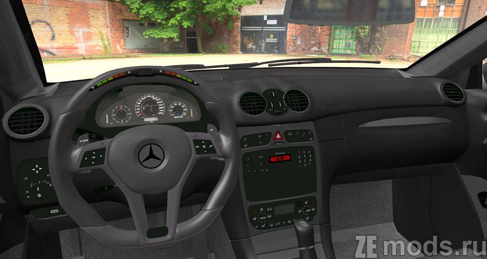 Mercedes-Benz CLK 63 AMG by Ceky mod for Assetto Corsa