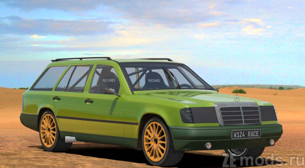 Mercedes W124 Race for Assetto Corsa