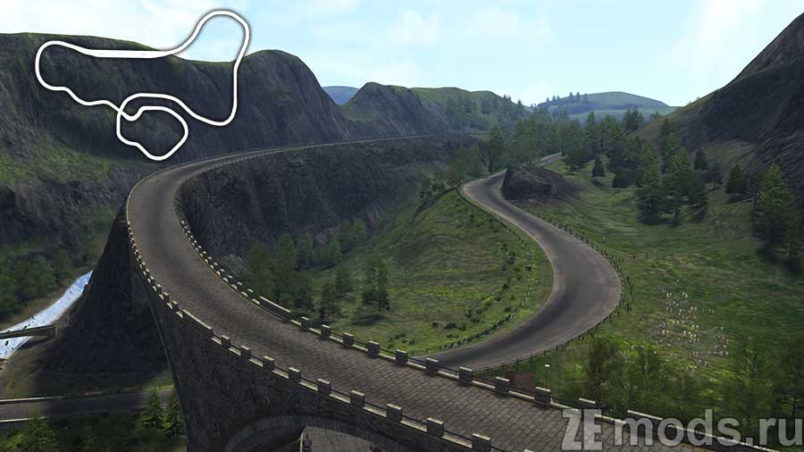 "Misty Loch" map for Assetto Corsa