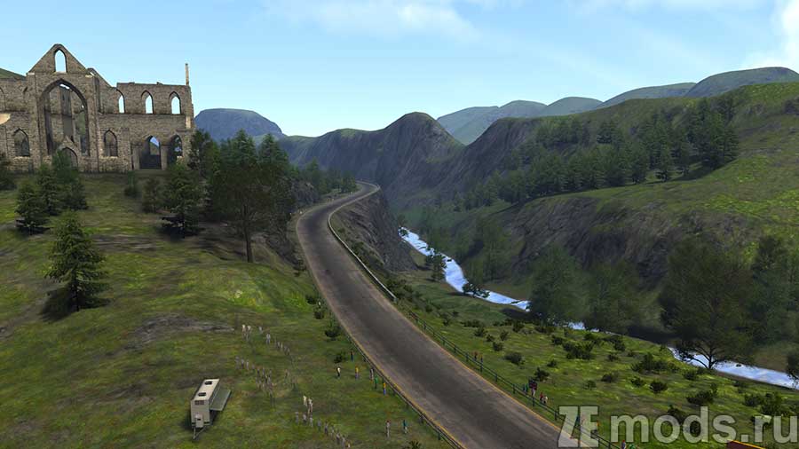 "Misty Loch" map mod for Assetto Corsa