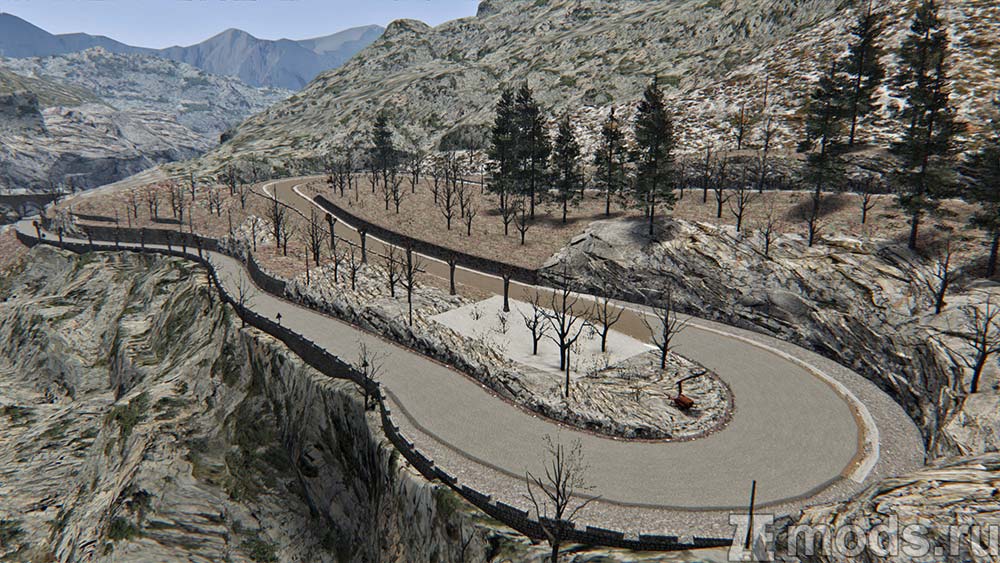 "Monte Carlo Rally" map mod for Assetto Corsa