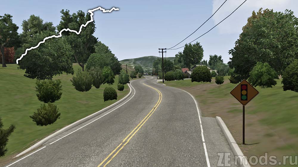 "Mulholland Drive" map for Assetto Corsa