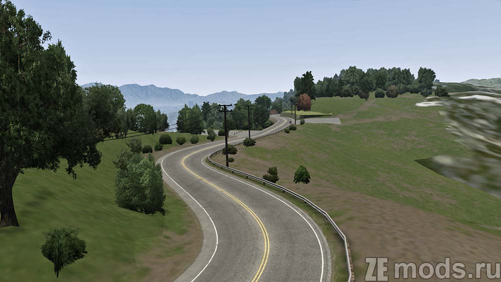 "Mulholland Drive" map mod for Assetto Corsa
