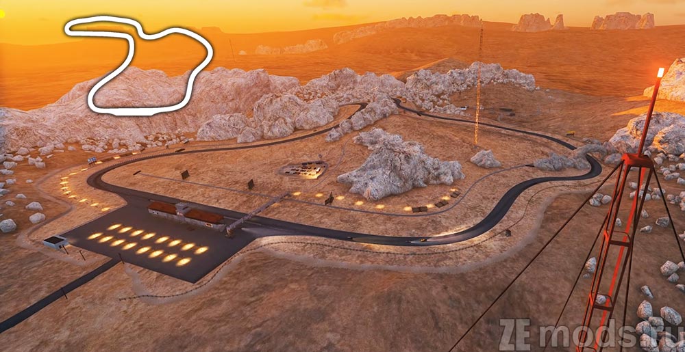 "Rusty Valley" map for Assetto Corsa