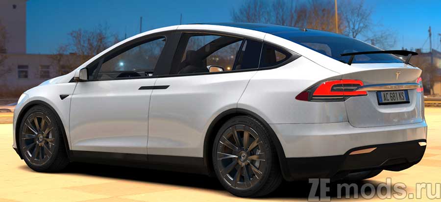 Tesla Model X Plaid mod for Assetto Corsa