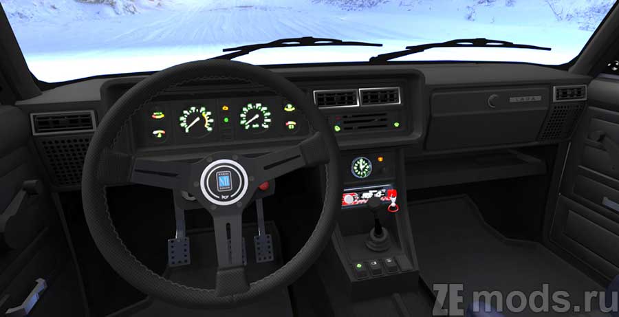VAZ 2107 FREE_RAM "Winter Car Pack 2022" mod for Assetto Corsa