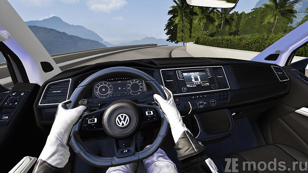 Volkswagen Transporter T6 mod for Assetto Corsa