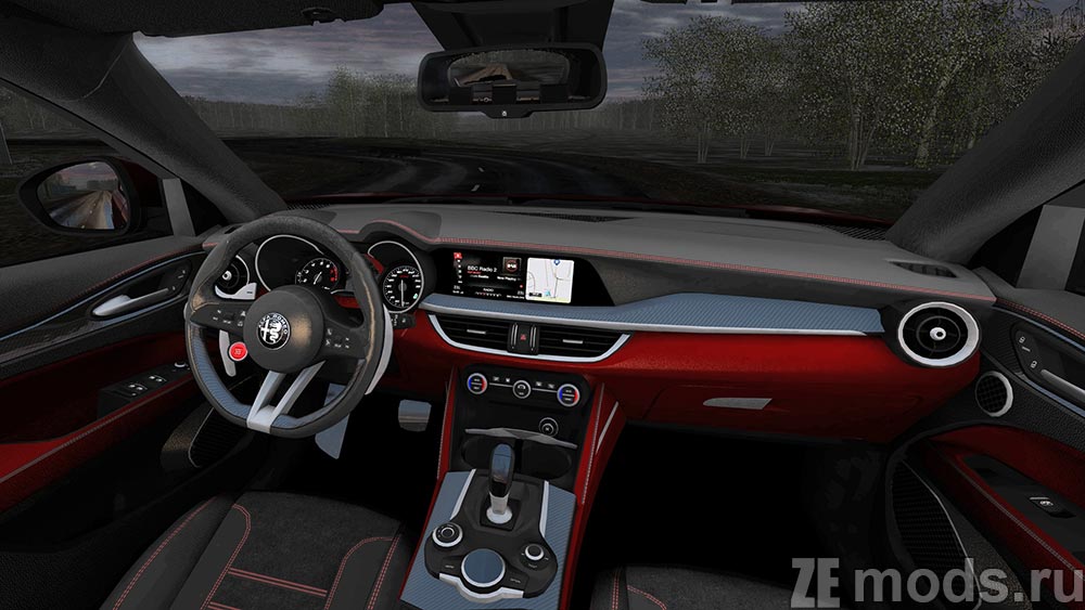 Alfa Romeo Stelvio Quadrifoglio mod for City Car Driving 1.5.9.2
