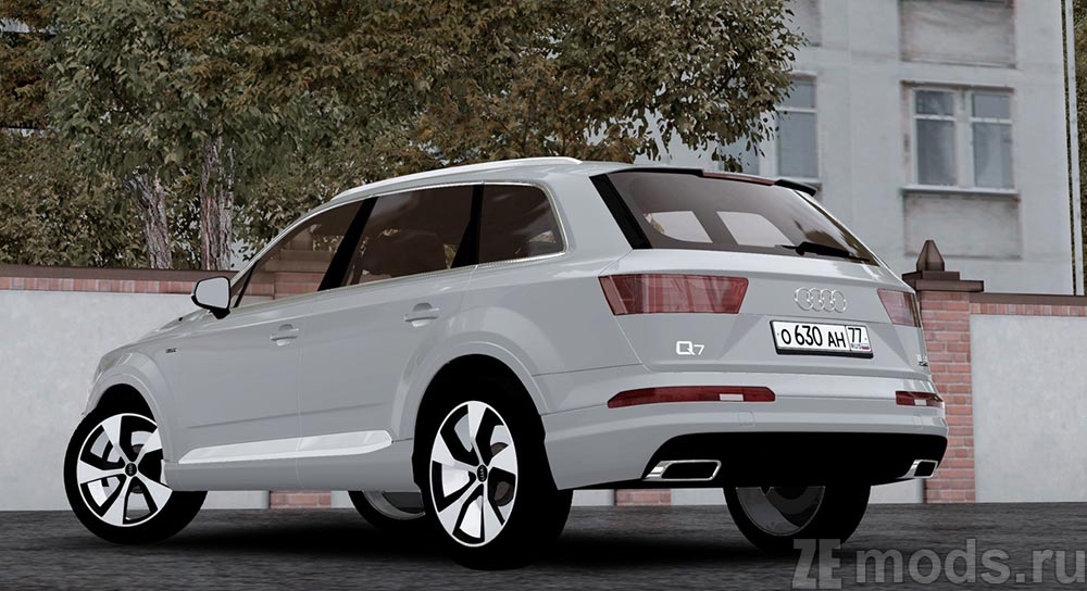 Audi Q7 mod for City Car Driving 1.5.9.2