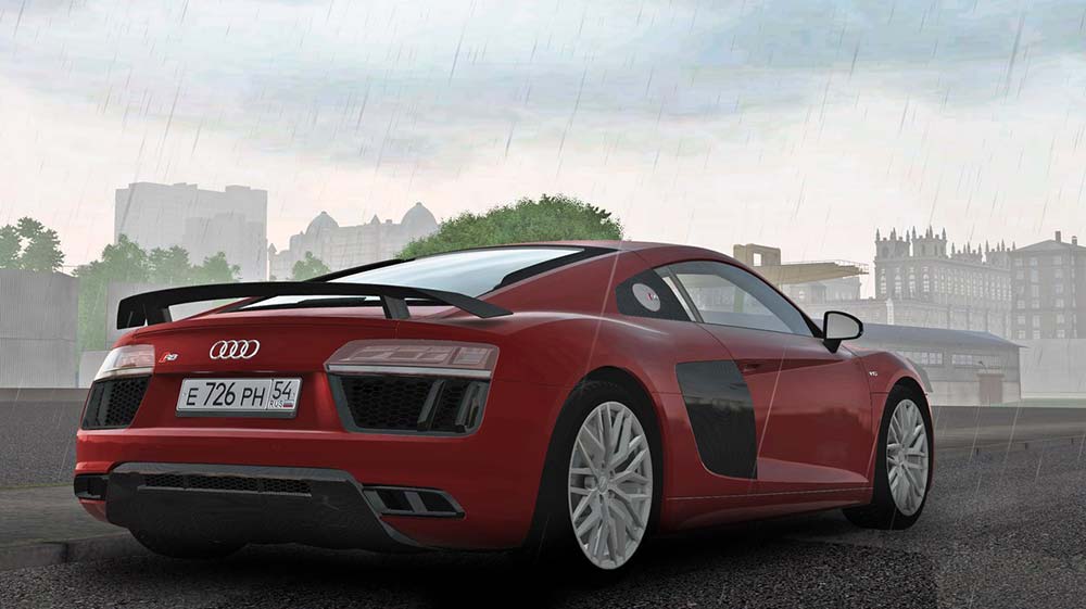 Audi R8 V10 Plus mod for City Car Driving