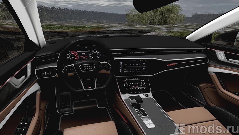Audi RS 7 Sportback 2019 mod for City Car Driving 1.5.9.2