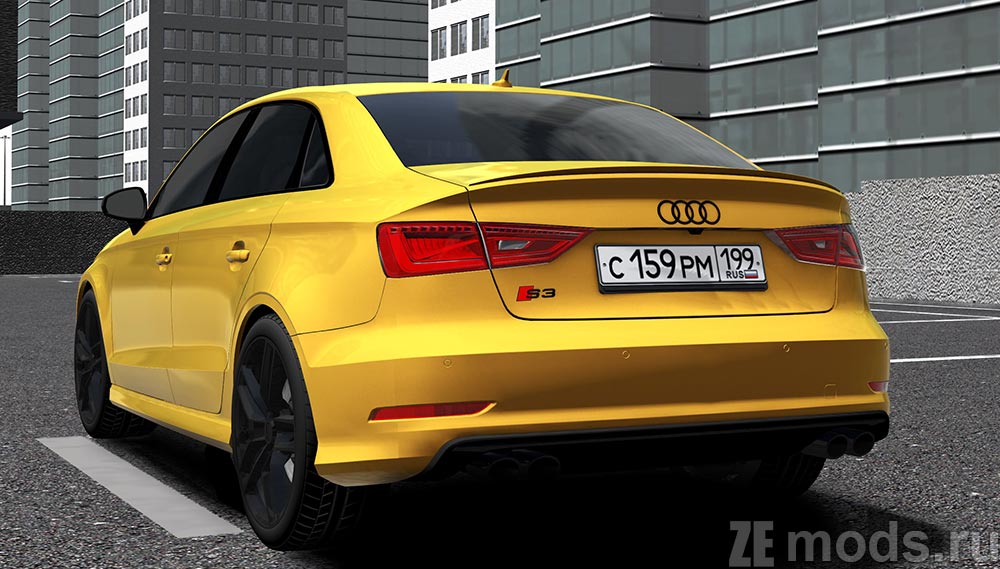 Audi S3 mod for City Car Driving 1.5.9.2