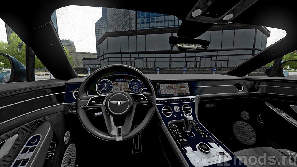 Bentley Continental GT mod for City Car Driving 1.5.9.2