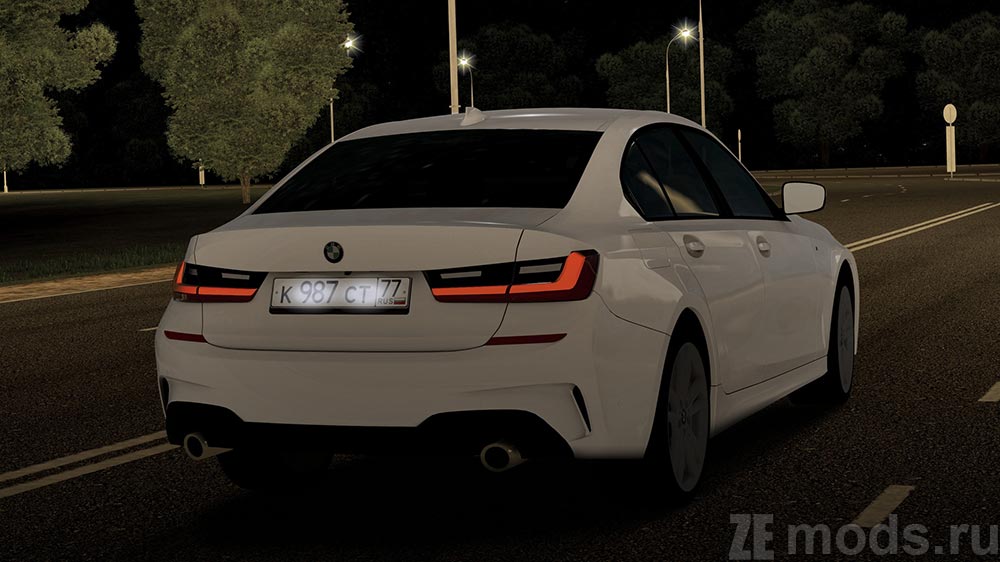 BMW 3-Series G20 M-Sport mod for City Car Driving 1.5.9.2
