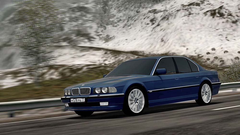 BMW E38 for City Car Driving 1.5.9.2
