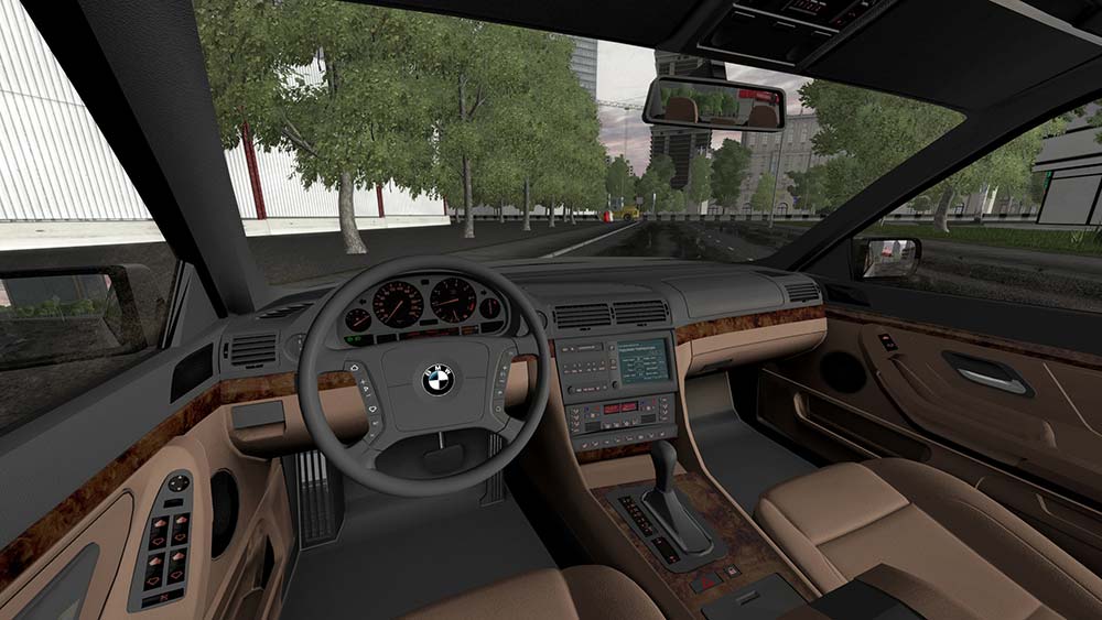 BMW E38 mod for City Car Driving