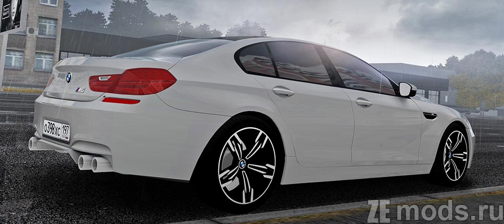 BMW Gran Coupe M6 (F06) mod for City Car Driving 1.5.9.2