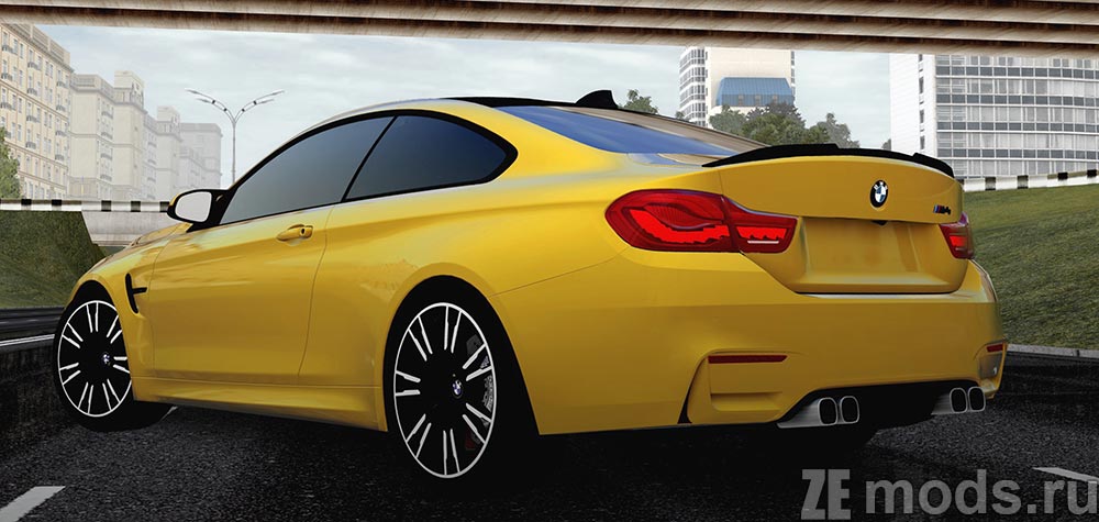 BMW M4 F82 mod for City Car Driving 1.5.9.2