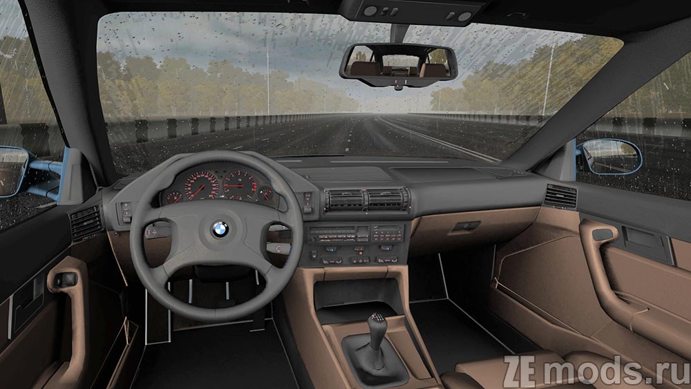 BMW M5 E34 mod for City Car Driving 1.5.9.2