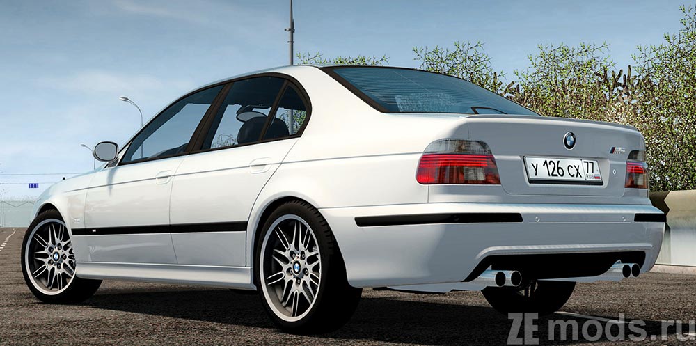 BMW M5 E39 mod for City Car Driving 1.5.9.2