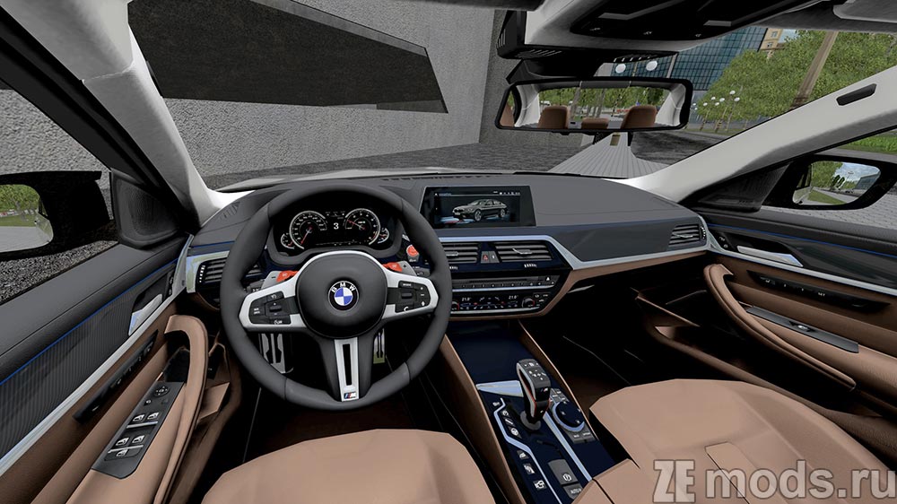 BMW M5 F90 Competition 2020 mod for City Car Driving 1.5.9.2