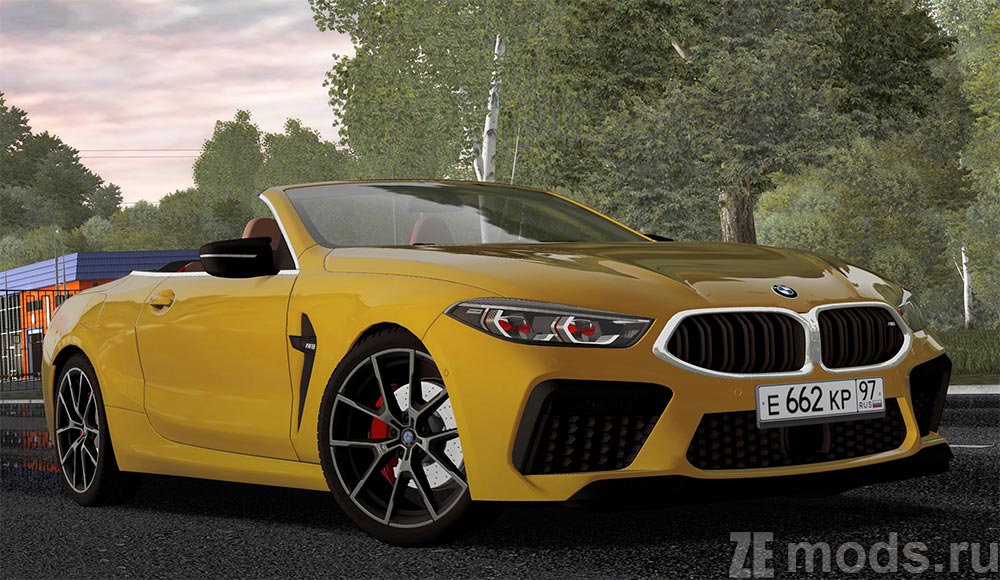 BMW M8 Cabrio for City Car Driving 1.5.9.2