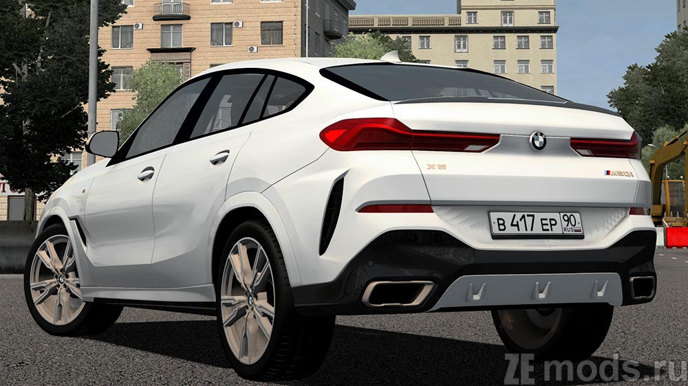 BMW X6 M50i mod for City Car Driving 1.5.9.2