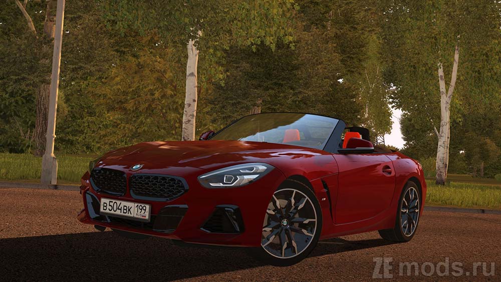 BMW Z4 M40i G29 for City Car Driving 1.5.9.2