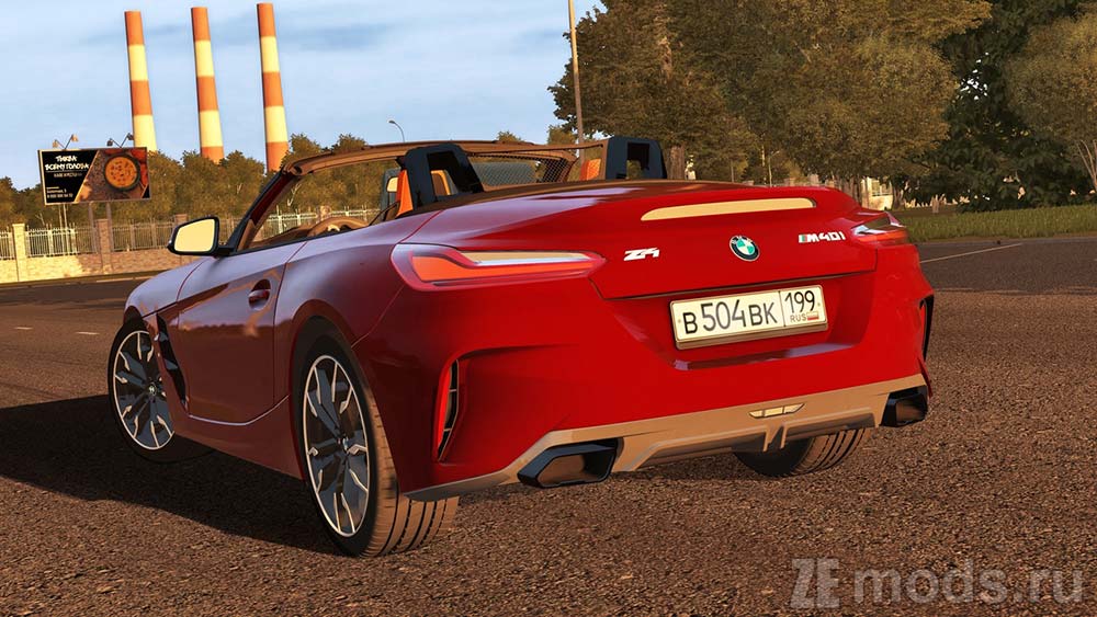 BMW Z4 G29 mod for City Car Driving