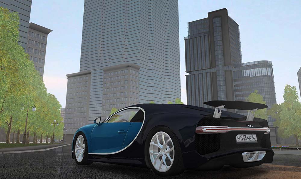Bugatti Chiron mod for City Car Driving