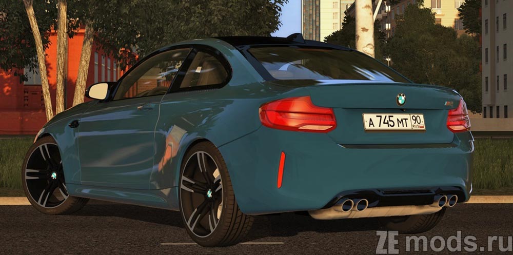 BMW M2 Competition 2018 mod for City Car Driving