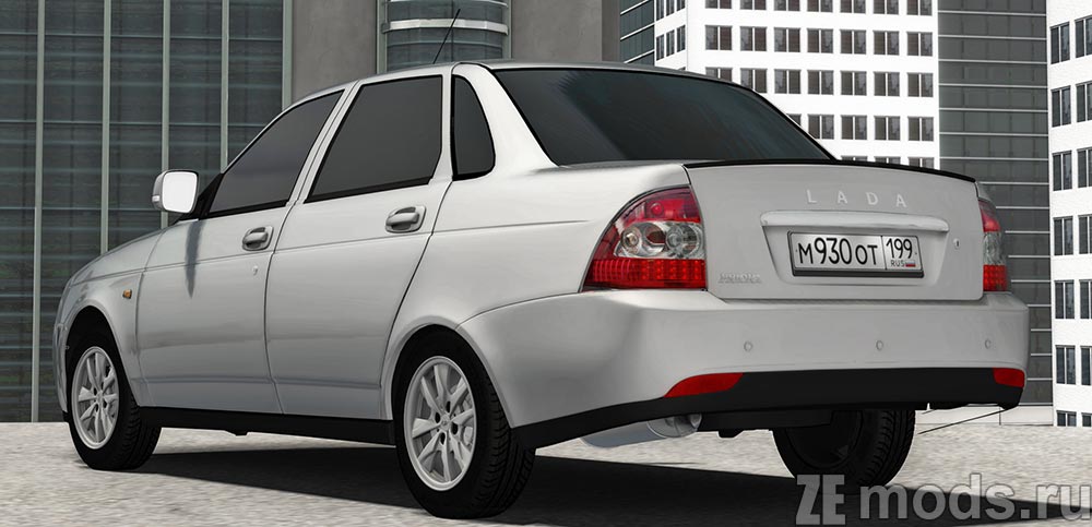 Lada Priora Sedan v2 mod for City Car Driving