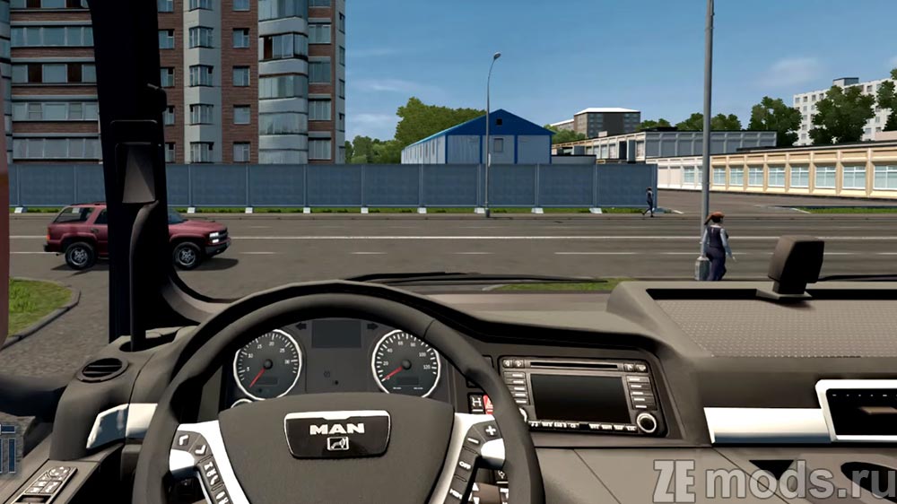 MAN TGS mod for City Car Driving