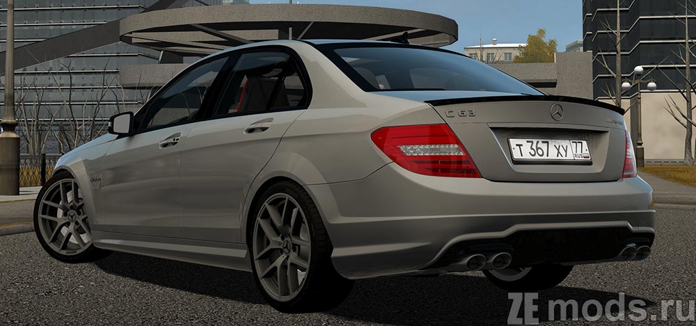 Mercedes-Benz C63 AMG W204 mod for City Car Driving
