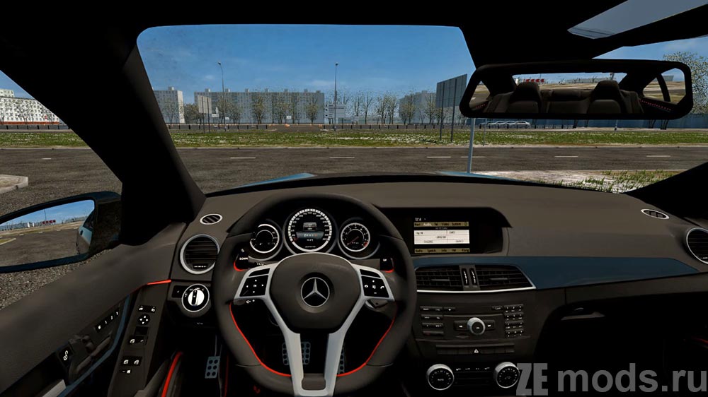 Mercedes-Benz C63 AMG W204 mod for City Car Driving