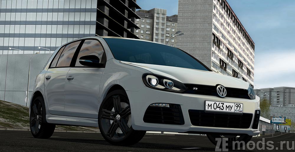 Volkswagen Golf 6R 2010 for City Car Driving 1.5.9.2