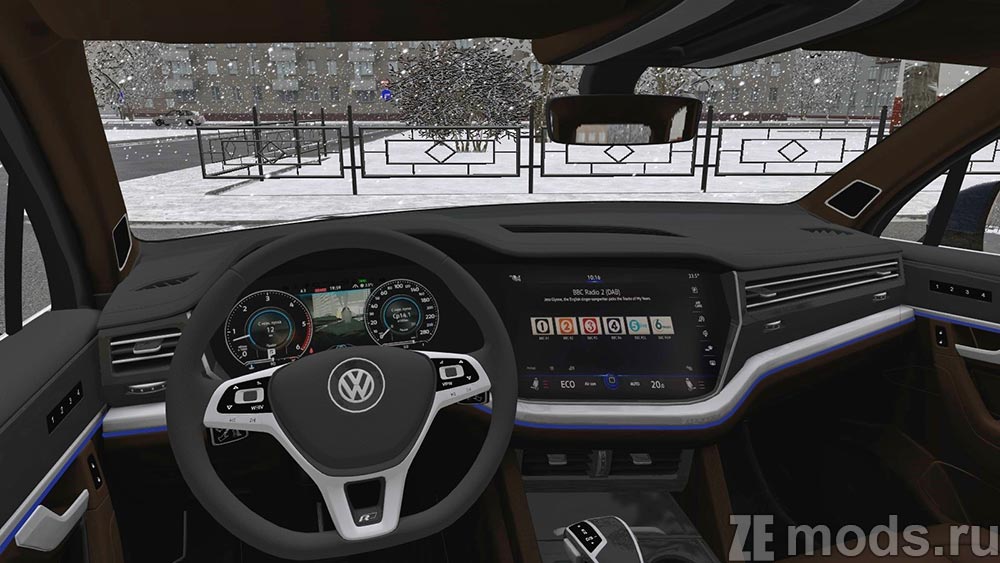 Volkswagen Touareg R-Line 2019 mod for City Car Driving