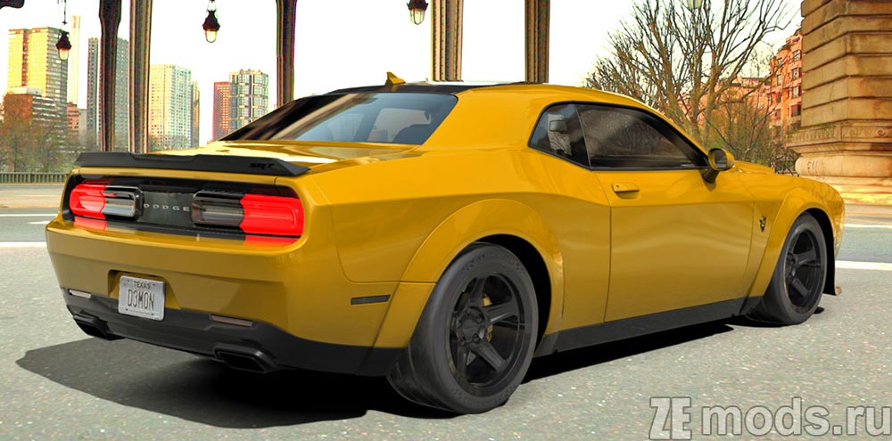 Dodge Challenger Demon mod for Assetto Corsa